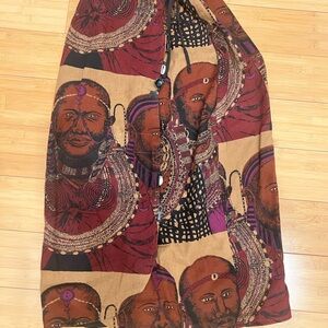 Vintage African Long Skirt Women's Size Attached On Photos